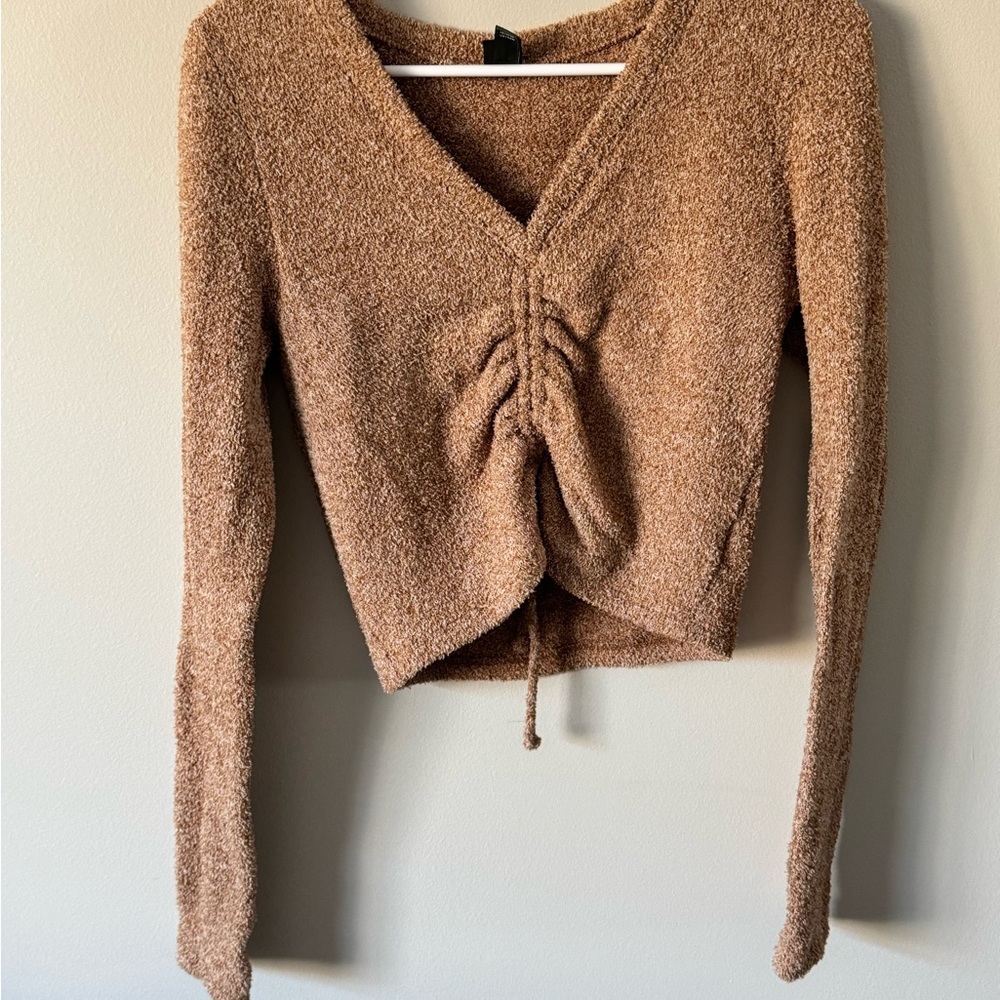 Wild Fable Tan Polyester Top